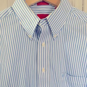 IZOD Blue Pinpoint Button Down